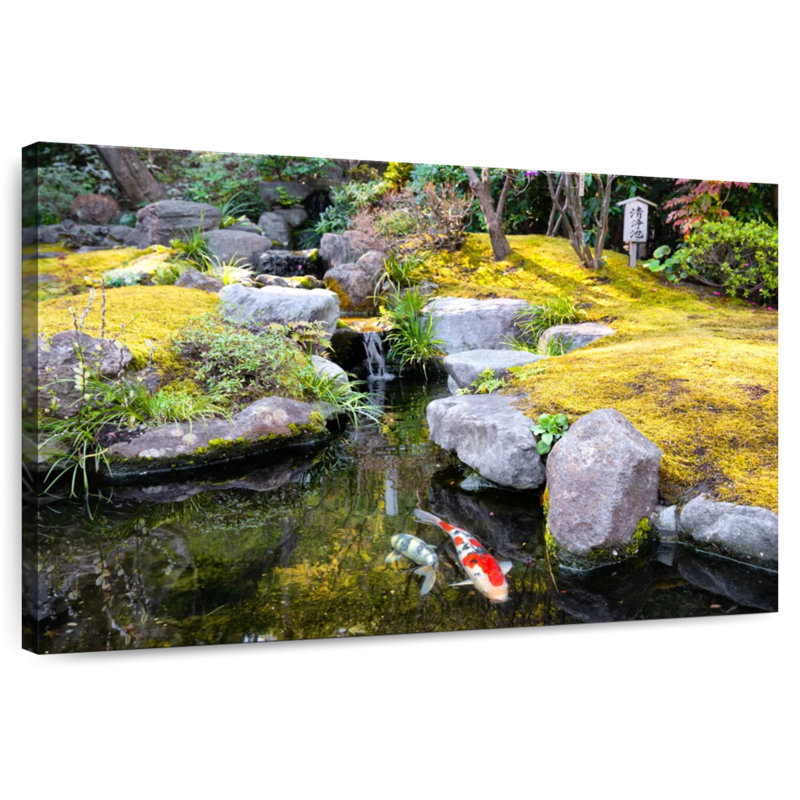 Ravi Japanese River, 30" H x 45" W