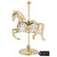 Cheval avec figurine de cristal