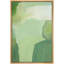 «Abstract Colorful Strokes Mint Green Stroke Landscape», reproduction d'art sur toile-94585564-94585561