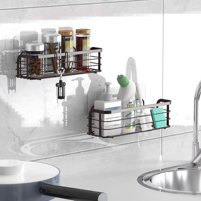 Hatten Adhesive Stainless Steel Shower Caddy