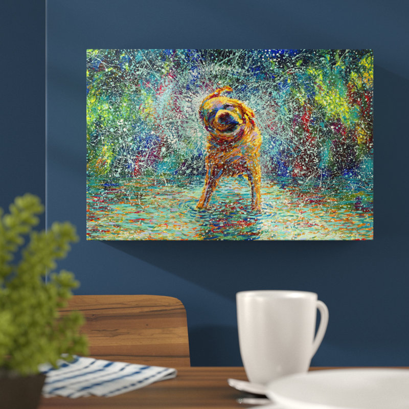 Shakin Jake by Iris Scott - Wrapped Canvas Print, 71.12cm H x 106.68cm W