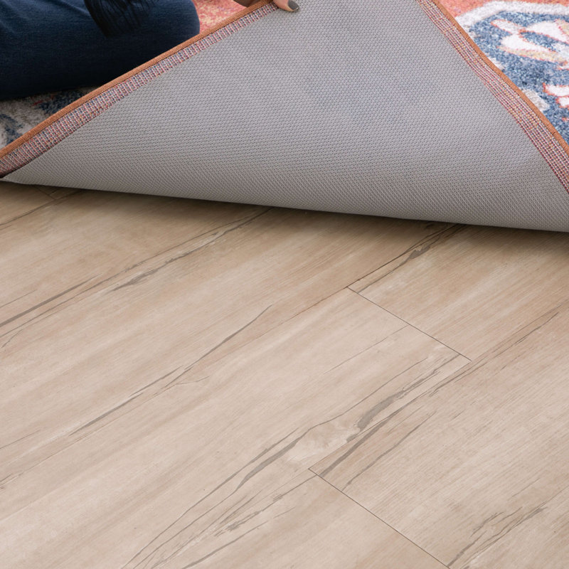 Mohawk Home Low Profile Moisture Barrier Non-Slip Customizable Grey Rug Pad, Rectangle 5' x 8'