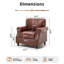 Fauteuil rembourré rembourré en similicuir rembourré-1134301763