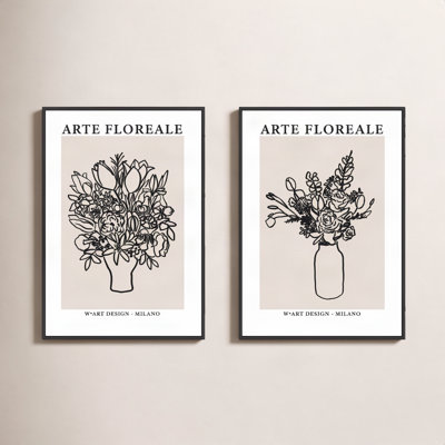 Arte Floreale 2-Piece Wall Art Set