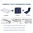 2PCS Set Outdoor Lounge Chair Cushion Replacement Patio Funiture-1424716908-1424716896