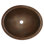 Classic Copper Oval Undermount Bathroom Sink