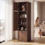 Armoire de rangement haute OMCMUU 180 cm (H) × 40 cm (L) × 40 cm (P), meuble de cuisine étroit autoportant avec plusieurs portes de rangement, organisateur vertical gain de place avec système anti-basculement pour cuisine, salle de bain, salon, entrée, 2 couleurs disponibles-1649842872