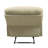 Beige Microfiber Electric Lounge Chair