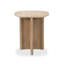 Stone Pedestal End Table