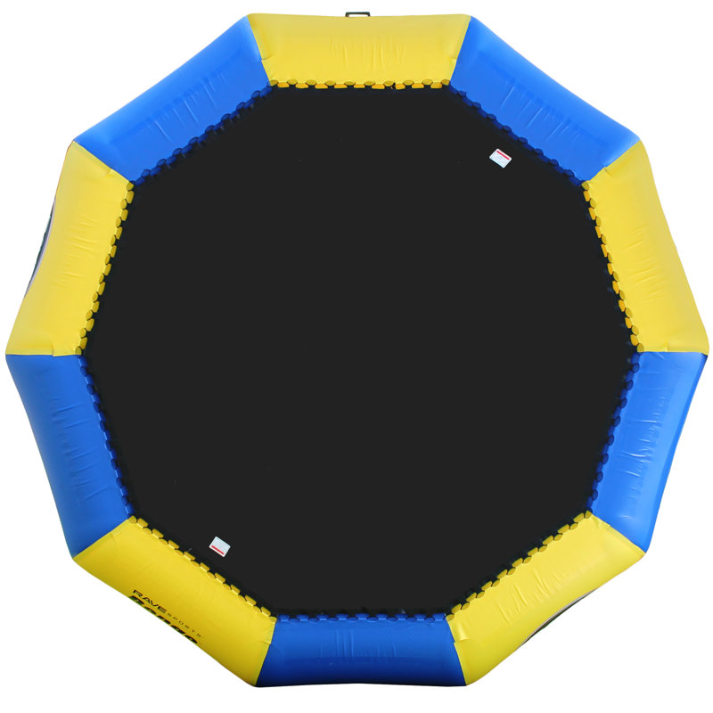 Jeu gonflable 13 pi RAVE Sports Bongo, Bleu/jaune, H 26 po x l 150 po x P 150 po
