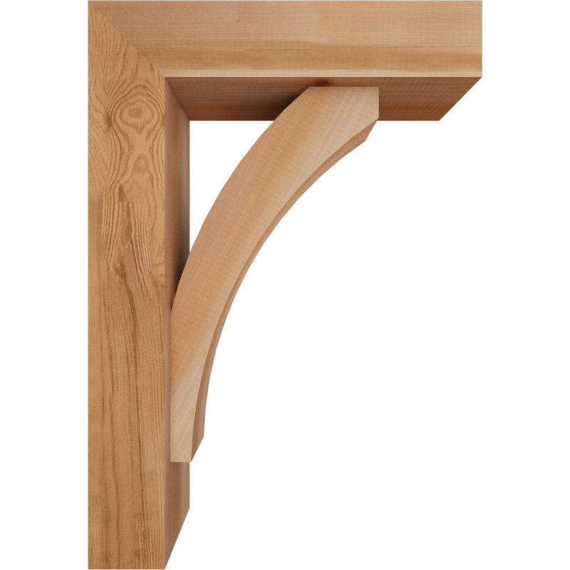 Support de bloc Thorton avec entretoise décalée, 26 x 18, Cèdre rouge occidental de l 5 1/2 po (lisse)