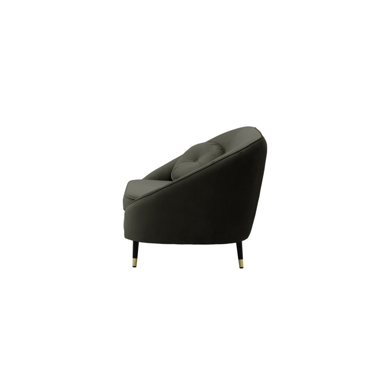 Glencoe Upholstered Armchair, Graphite Grey