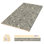 Ensemble de comptoir en stratifié 96 po / 8 pi Breccia Mojave