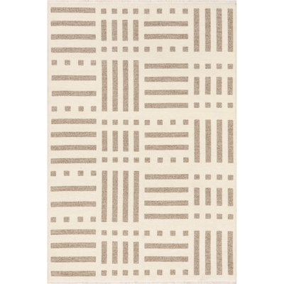 Mina Modern Stripes Reversible Machine Washable Area Rug