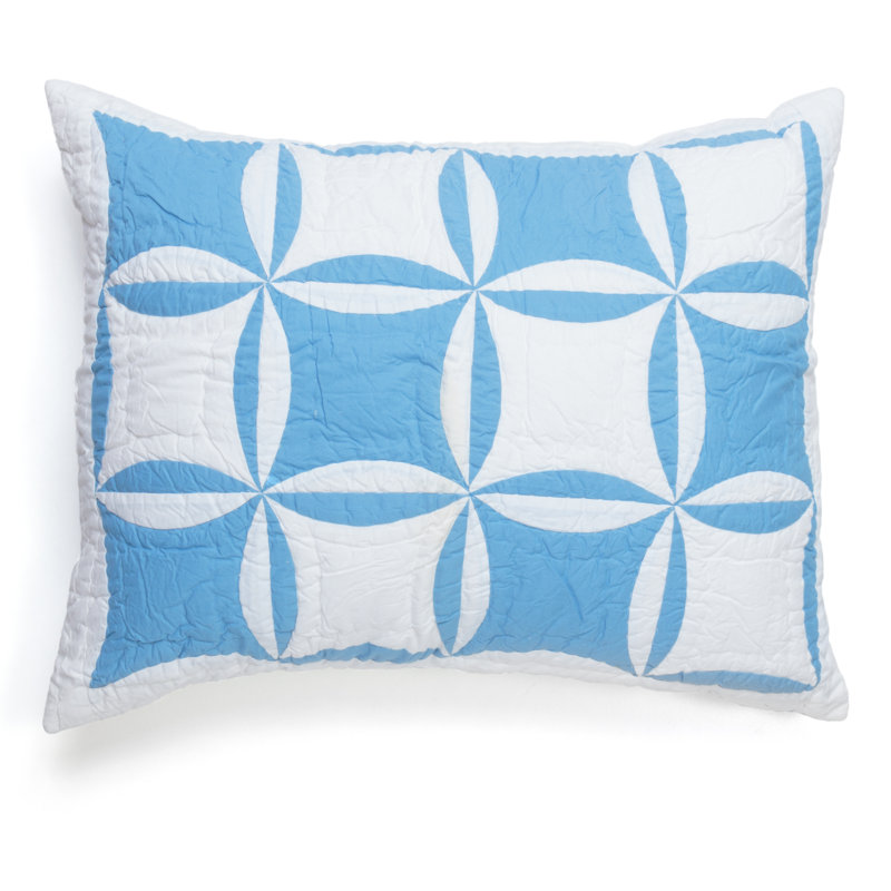 Couvre-oreiller géométrique pour fenêtre en mélange de coton - standard