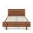 Full Size Bamboo Bed Frame, Low Profile Bed With Footboard And Headboard, 14.4" Solid Platform Bed, No Box Spring Needed, Bamboo Platform Bed Frame, Wood Slat Support Bed For Bedroom Guest Room, Brown