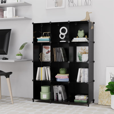 Alvi 304.8cm H Plastic Cube Bookcase