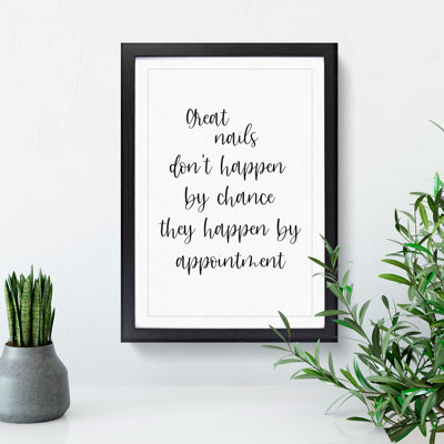 Great Nails - Framed Print