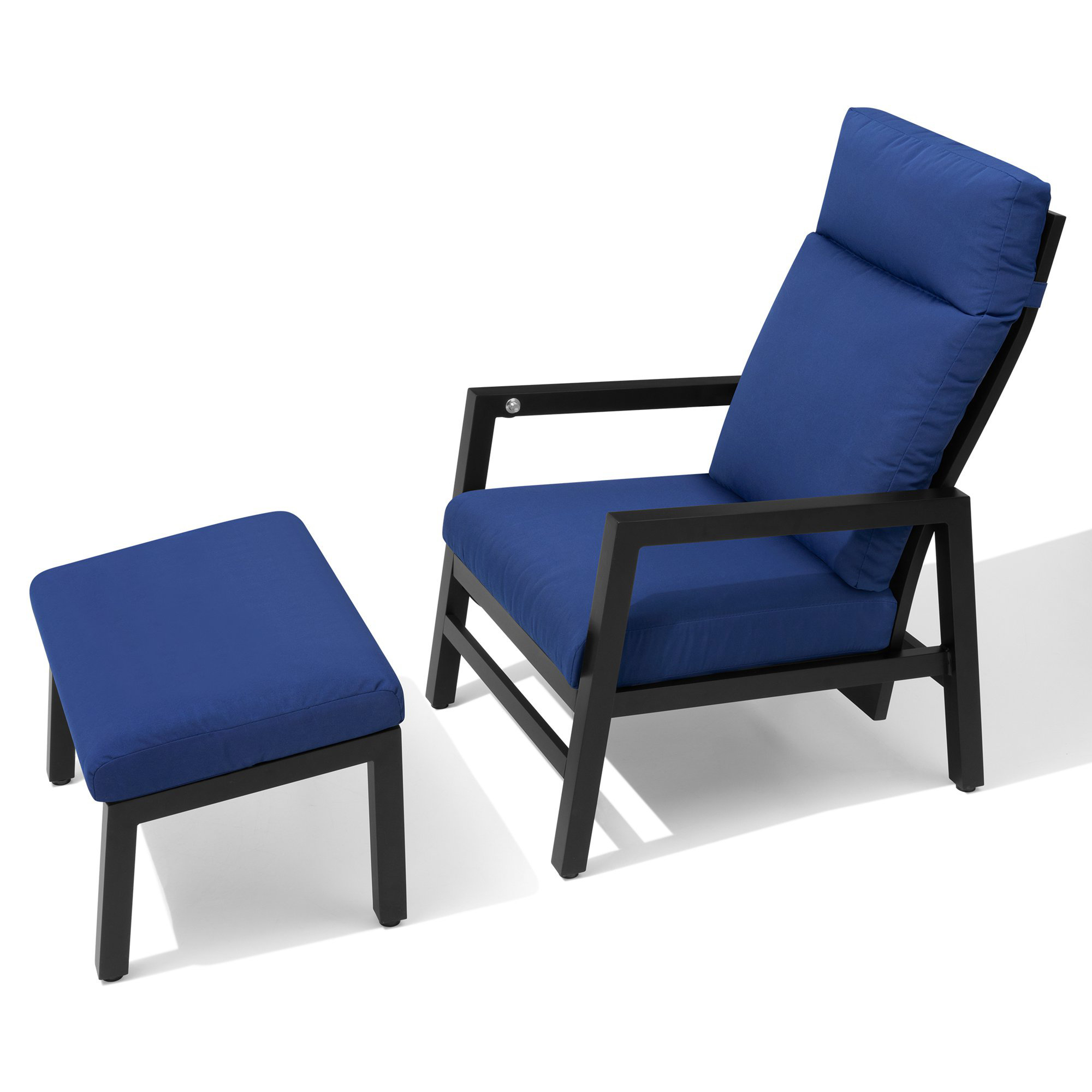 reclining cushioned garden chairs