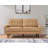 Faux Leather Square Arm Loveseat-81892254-118588785