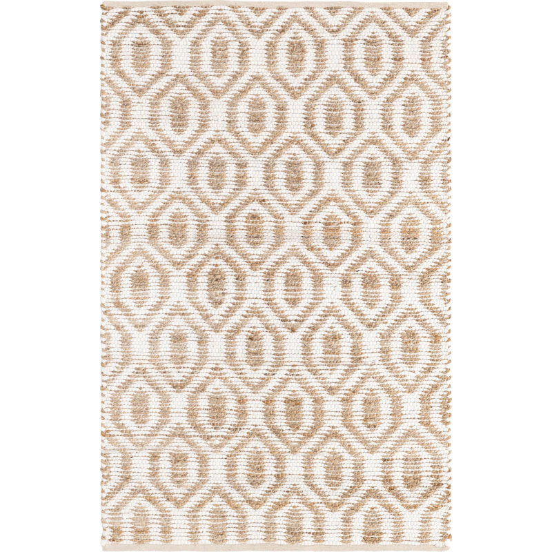 Tapis ivoire tressé, Rectangle 4 pi x 6 pi