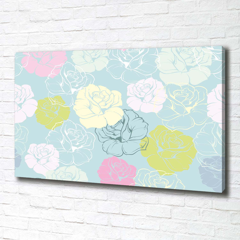 Roses - Wrapped Canvas Print
