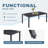 3 Pieces Outdoor Dining Set With Metal Frame-102303829