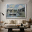 Le pont de la route à Argenteuil-Claude Monet - Toile tendue avec châssis, 1874-180216418-180216420-180216421
