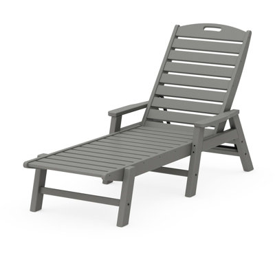 POLYWOOD® Nautical 27" Patio Chaise Lounge