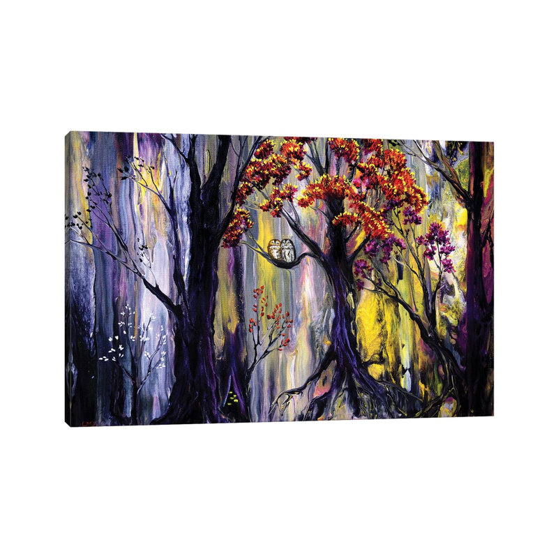 Tawny Owls And Bright Eyes by Laura Iverson - Wrapped Canvas Art Prints, 152.5 cm H x 101.5 cm W
