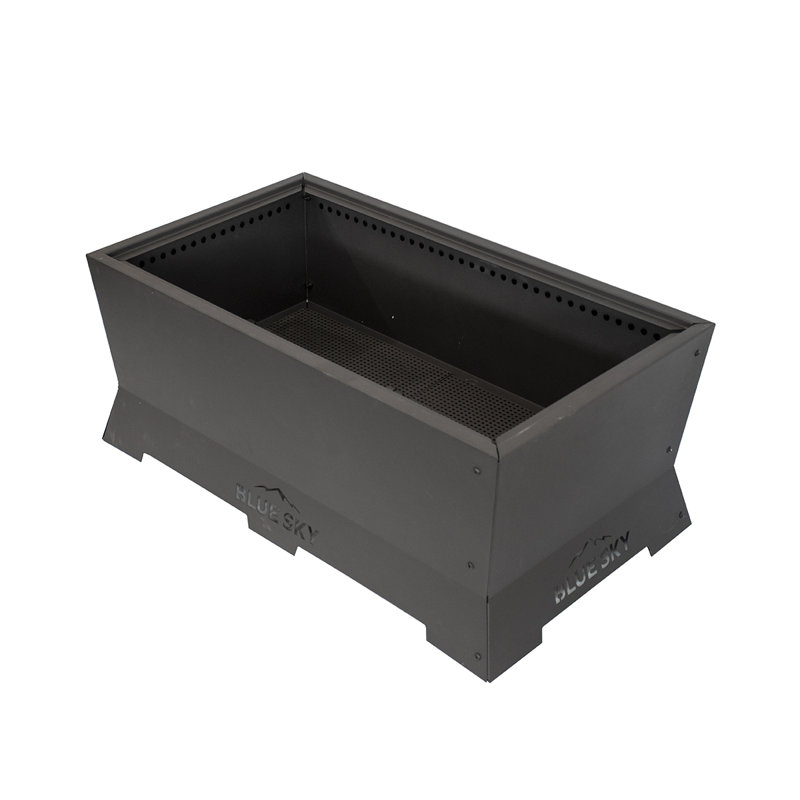 Rectangle Steel Wood Burning Smokeless Fire Pit