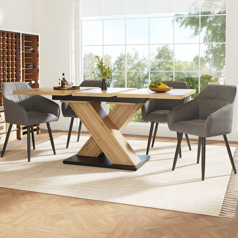 Extendable Dining Table, Brown