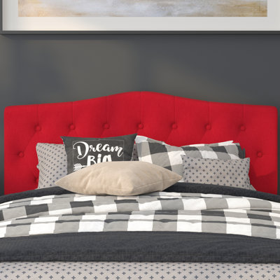 Ciriaca Arched Button Tufted Upholstered Headboard