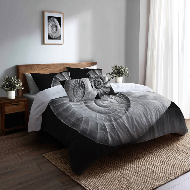 Ensemble de literie 5 pièces Nautilus, Housse de couette très grand + 4 pièces supplém