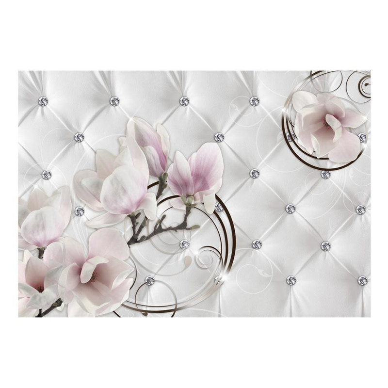 Peel & Stick Floral Wall Mural - Flower Luxury - Removable Wall Decals, 115" W x 82" L