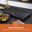 GEEPAS Double Induction Cooker, 2800W – Digital Induction Hob w/LED Touch Display & Timer, Temperature Settings, Black Frosted Glass Panel, Safety Lock – 2 Year Warranty