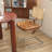 Faux Lather Rattan Cantilever Chairs With Chrome Legs(Set of 2)-445164752
