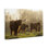 «Longhorns in Foggy Pasture», art mural sur toile par Martin Podt
