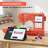 Poolin EOC05-RE Computerized Embroidery Machine 9.2x4" Big Area, 7" Touch Screen, Wifi with embroidery starter Kit Software availble for Business Order Craft enthusiasts DIY Lovers , Women Gifts