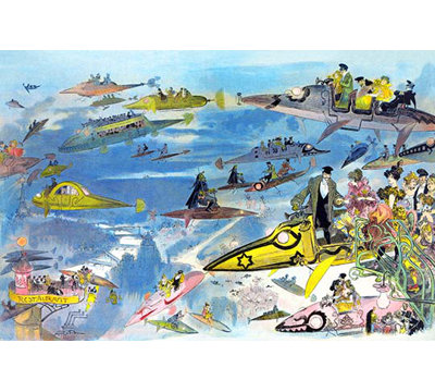 " Le Sortie De LOpéra En LAn 2000 Futuristic Look At Air Travel In The Year 2000 "