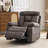37.4" Wide Super Soft Padding Manual Recliner With Swivel And Rocking-2094981627