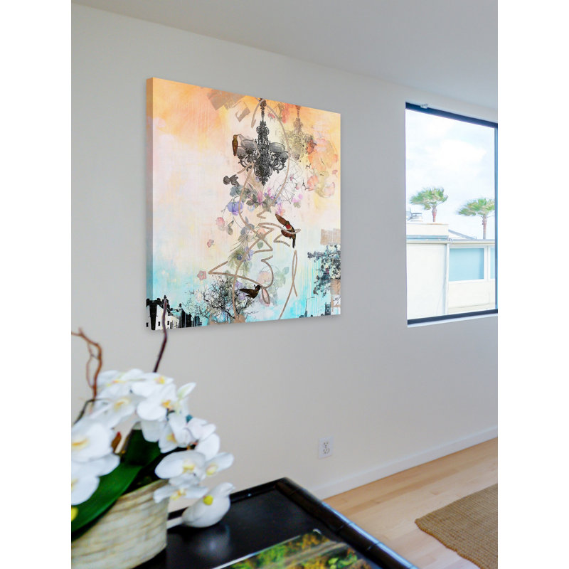 Chandelier 1 Piece Wrapped Canvas Painting, 122cm H x 122cm W