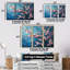 Lakendra - ensemble de reproductions d'art mural cerisier en fleurs-108455833-108455835