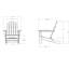 Chaise Adirondack pliante en plastique Leighton-1374315