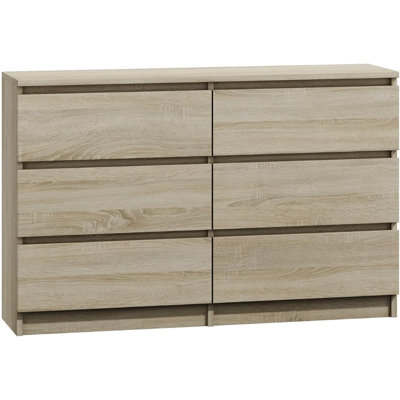 138cm W 6 - Drawer Chest of Drawers