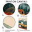 Gerassimos grange avec paysage de tracteur sur un dessus de brun II - ferme, art mural-409972267-409972270-409972269