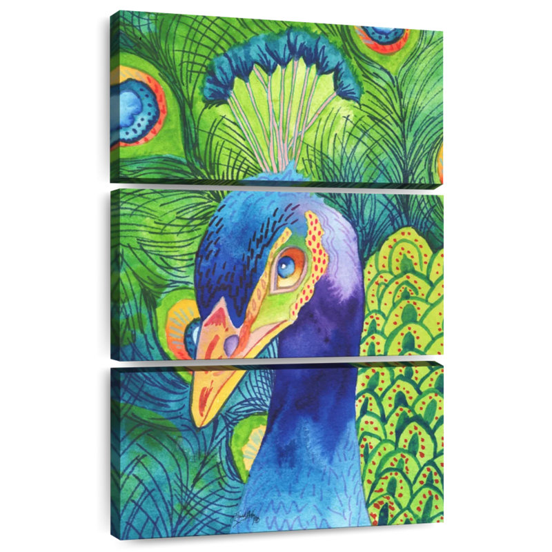Brampt Perfect Peacock, 32" H x 20" W