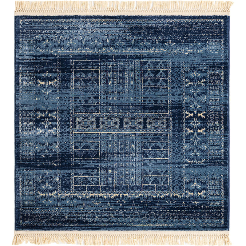 Angeliya Oriental Indoor Rug, Square 4'