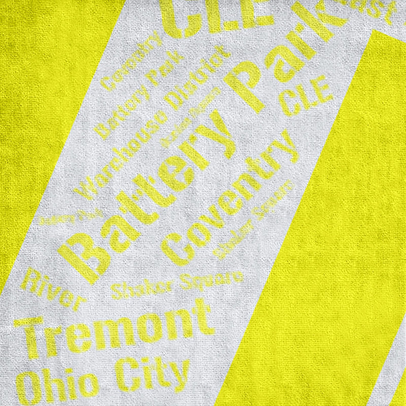 Bath Towel, Yellow, Microfiber, Cleveland