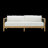Reel Collection 82'' Wide Outdoor Teak Reversible Patio Sofa with Sunbrella Cushions-88863982